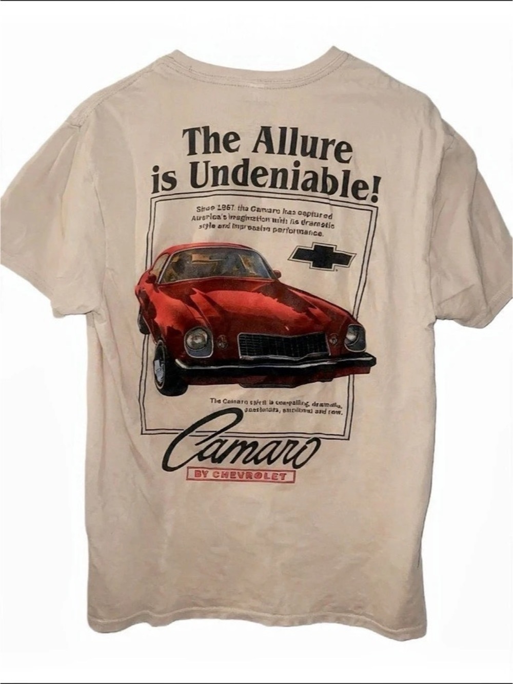 Chemistry 1981 Camaro by Chevrolet GM Officially License Graphic Tee Size Large - Picture 2 of 6